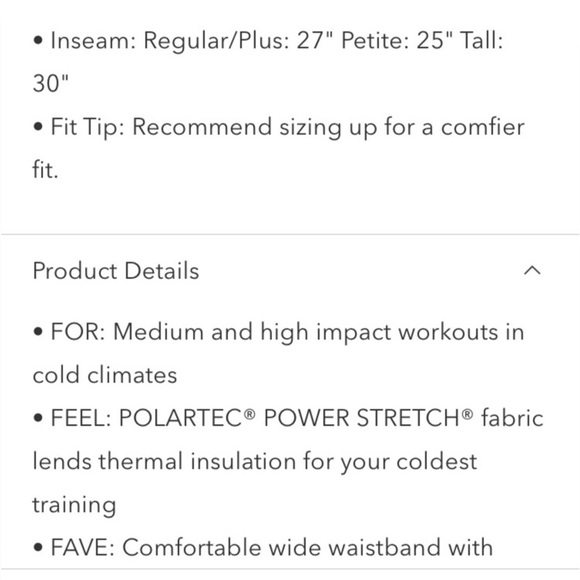 Athleta Altitude Stash Tight Pants Size M - Picture 7 of 7